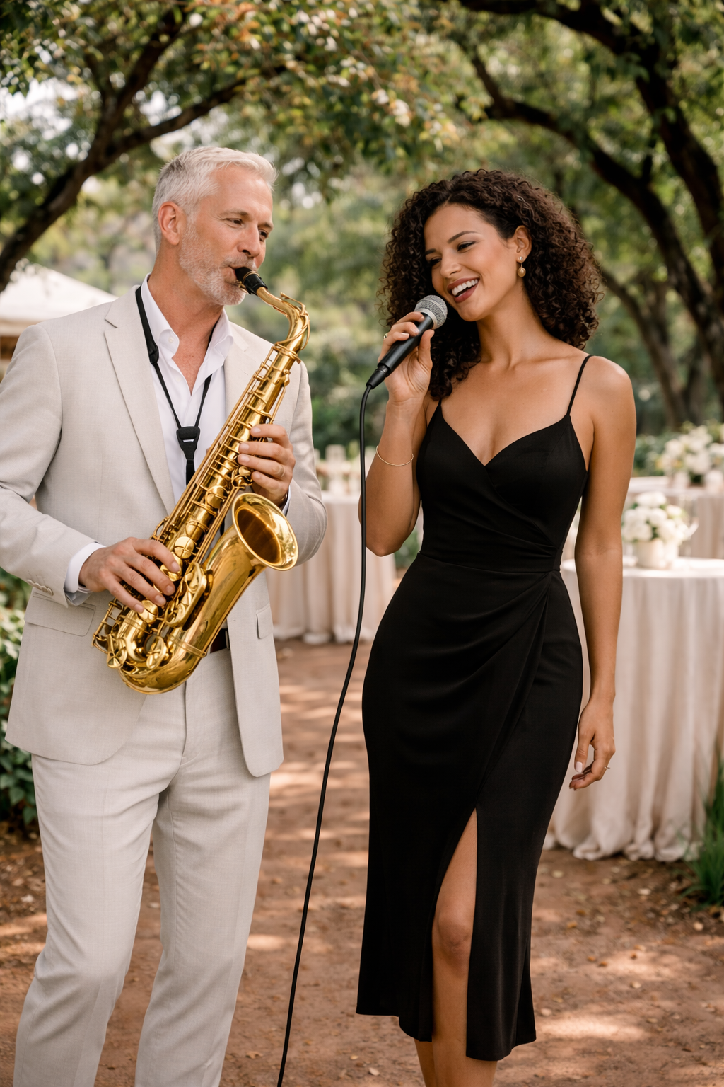 Performance musicale en plein air